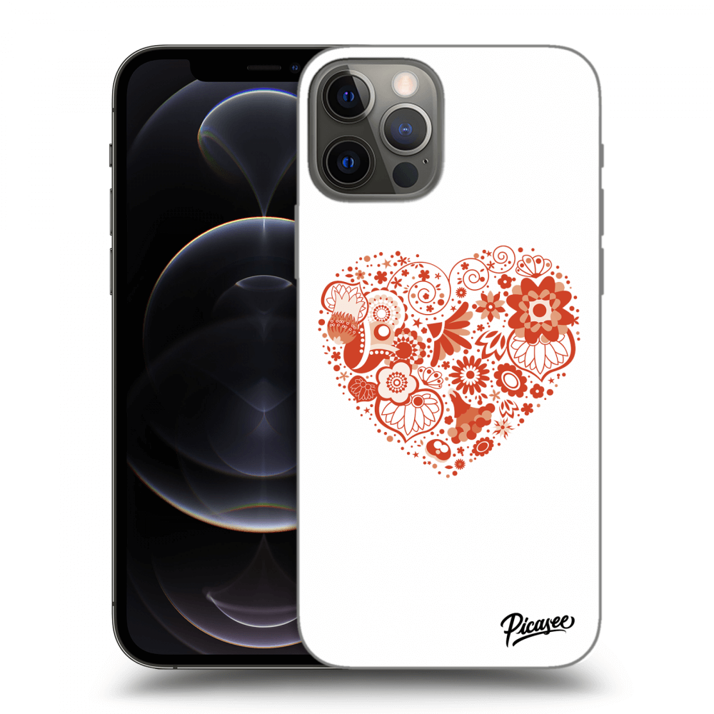 Husă Transparentă Din Silicon Pentru Apple IPhone 12 Pro - Big Heart
